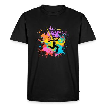 Silhouettes spectrales - T-shirt Premium bio Homme - noir - Devant - Nico (187cm)