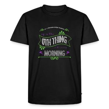 Profession Doctor Quote Father Cool Informatics - Men's Premium Organic T-Shirt - black - Front - Nico (187cm)