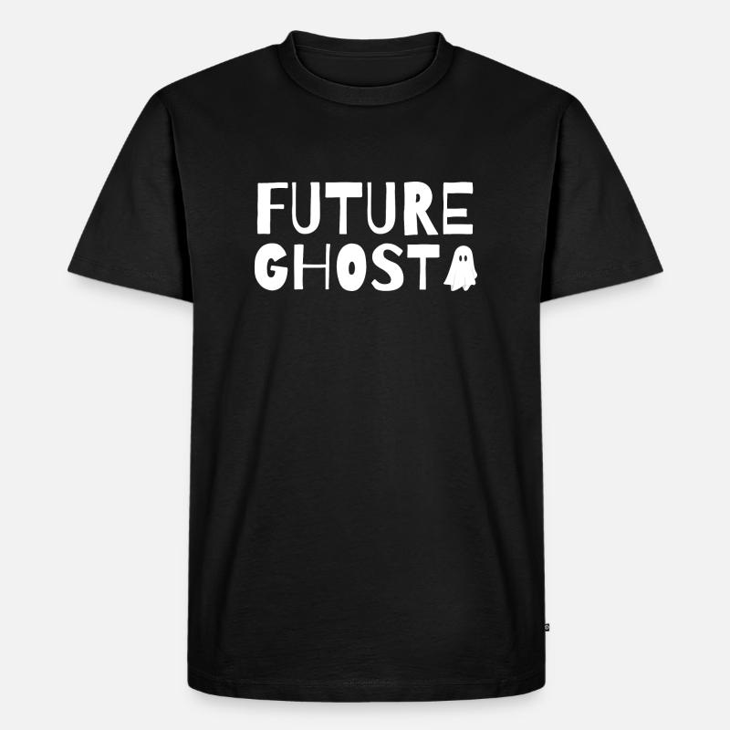 Future Ghost - Männer Premium Bio T-Shirt - Schwarz