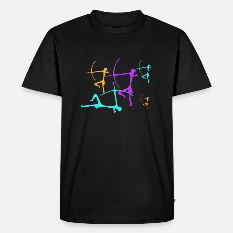 Bogenschützer 3 - Männer Premium Bio T-Shirt - Schwarz