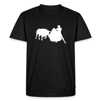 Bull Torero Torero Espagne - T-shirt Premium bio Homme - noir - Devant - Nico (187cm)