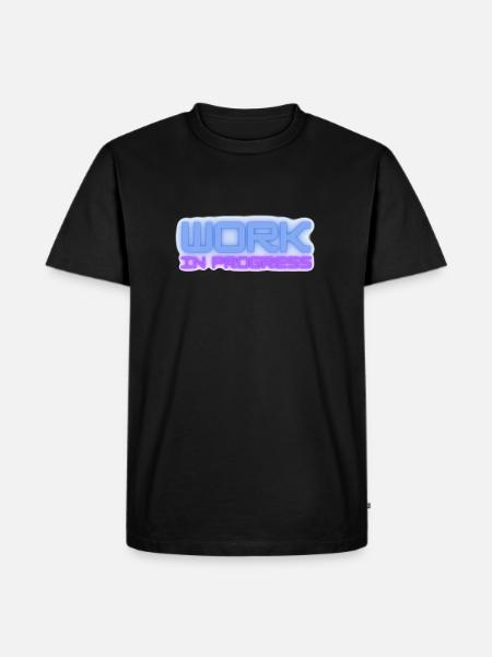 Work in progress - Männer Premium Bio T-Shirt - Schwarz