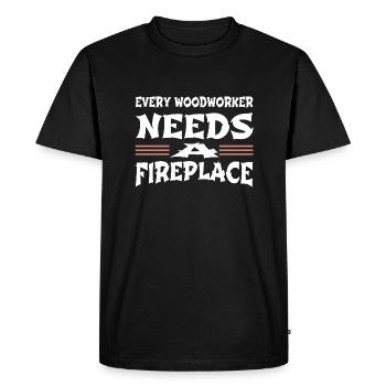 anniversaire apprenti hache marteau-piqueur - T-shirt Premium bio Homme - noir - Devant - Nico (187cm)