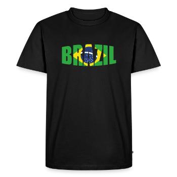 Brazilian Soccer , football team, Soccer 2022 - Men's Premium Organic T-Shirt - black - Front - Nico (187cm)