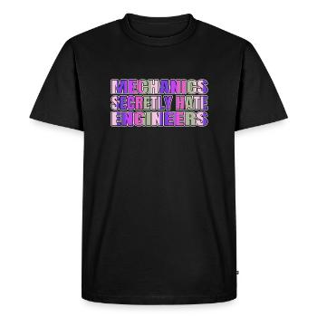 mécanicien d’avion réparation automobile amusante un mécanicien diesel - T-shirt Premium bio Homme - noir - Devant - Nico (187cm)