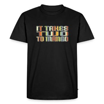 Animal Dino Fun Bday Cool Dinosaures Barbe - T-shirt Premium bio Homme - noir - Devant - Nico (187cm)