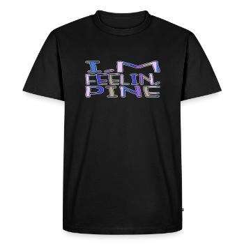 Jokes Bday Christmas Bubaprints Quote - Men's Premium Organic T-Shirt - black - Front - Nico (187cm)
