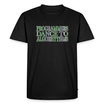 Informaticienne infirmière citation fille cadeau d’anniversaire - T-shirt Premium bio Homme - noir - Devant - Nico (187cm)