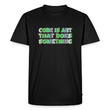 Blagues Spécialiste en informatique de la santé Vêtements Fun - T-shirt Premium bio Homme - noir - Devant - Nico (187cm)