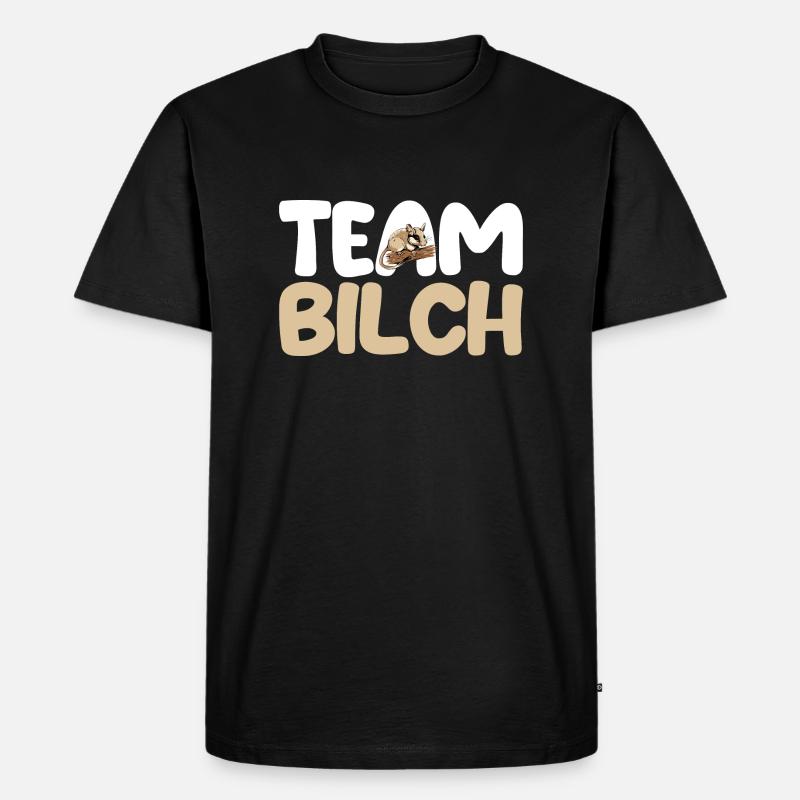 Bilch - Männer Premium Bio T-Shirt - Schwarz