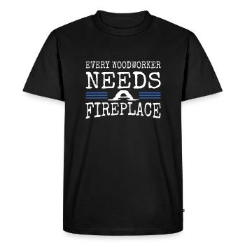Idée de cadeau arboriculteur Dictons arboricoles - T-shirt Premium bio Homme - noir - Devant - Nico (187cm)