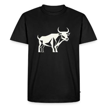 Gardien de taureau - T-shirt Premium bio Homme - noir - Devant - Nico (187cm)
