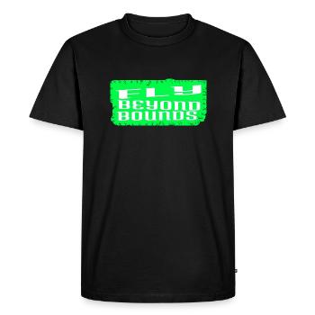 Expression créative Cadeau d’anniversaire - T-shirt Premium bio Homme - noir - Devant - Nico (187cm)