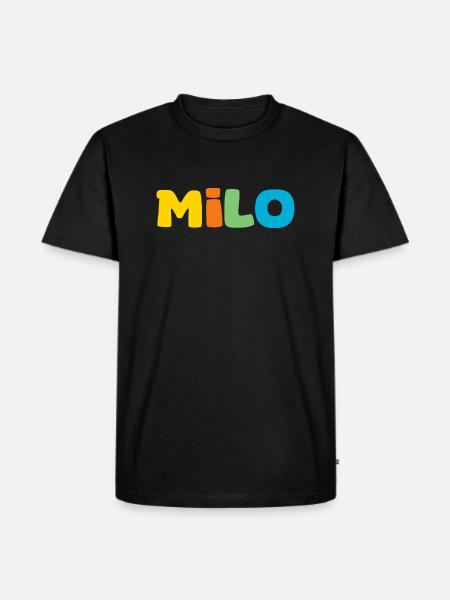 Nom - Milo - T-shirt Premium bio Homme - noir