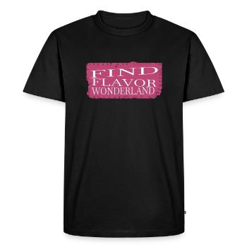 Blague Sorcellerie culinaire Découverte constante - T-shirt Premium bio Homme - noir - Devant - Nico (187cm)