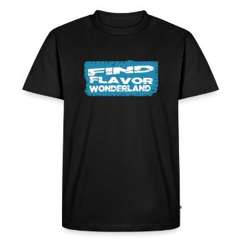 Idées de cadeaux d’anniversaire découvertes inattendues - T-shirt Premium bio Homme - noir - Devant - Nico (187cm)
