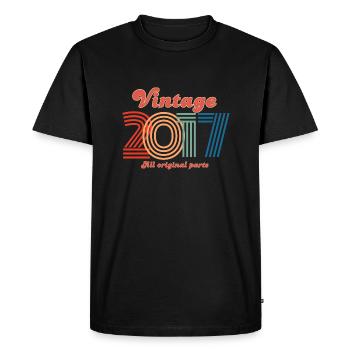 Vintage 2017 all original parts - T-shirt Premium bio Homme - noir - Devant - Nico (187cm)