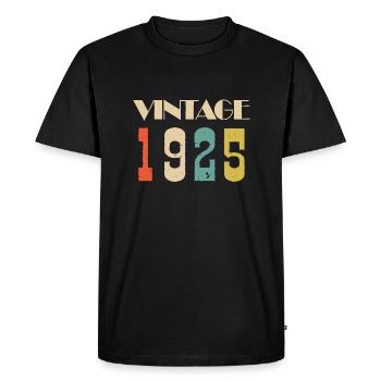 2022 Vintage Édition limitée Cadeau - T-shirt Premium bio Homme - noir - Devant - Nico (187cm)