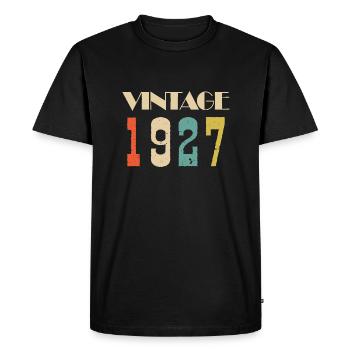 2020 Vintage Édition limitée Cadeau - T-shirt Premium bio Homme - noir - Devant - Nico (187cm)