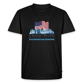 New York - T-shirt Premium bio Homme - noir - Devant - Nico (187cm)