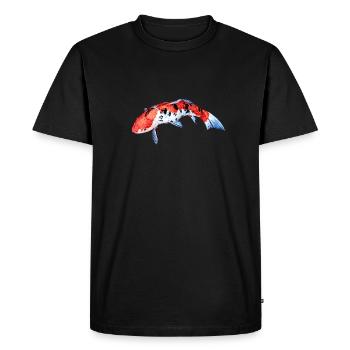 Carp - Men's Premium Organic T-Shirt - black - Front - Nico (187cm)