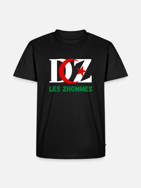 DZ Les Zhommes Algérie - T-shirt Premium bio Homme - noir