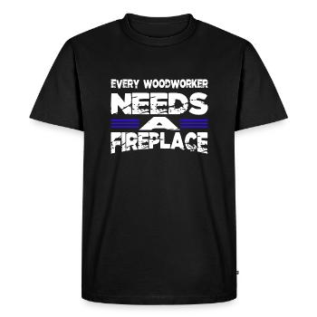 blogger men a carpenters prayer tshirts apprentice - Men's Premium Organic T-Shirt - black - Front - Nico (187cm)