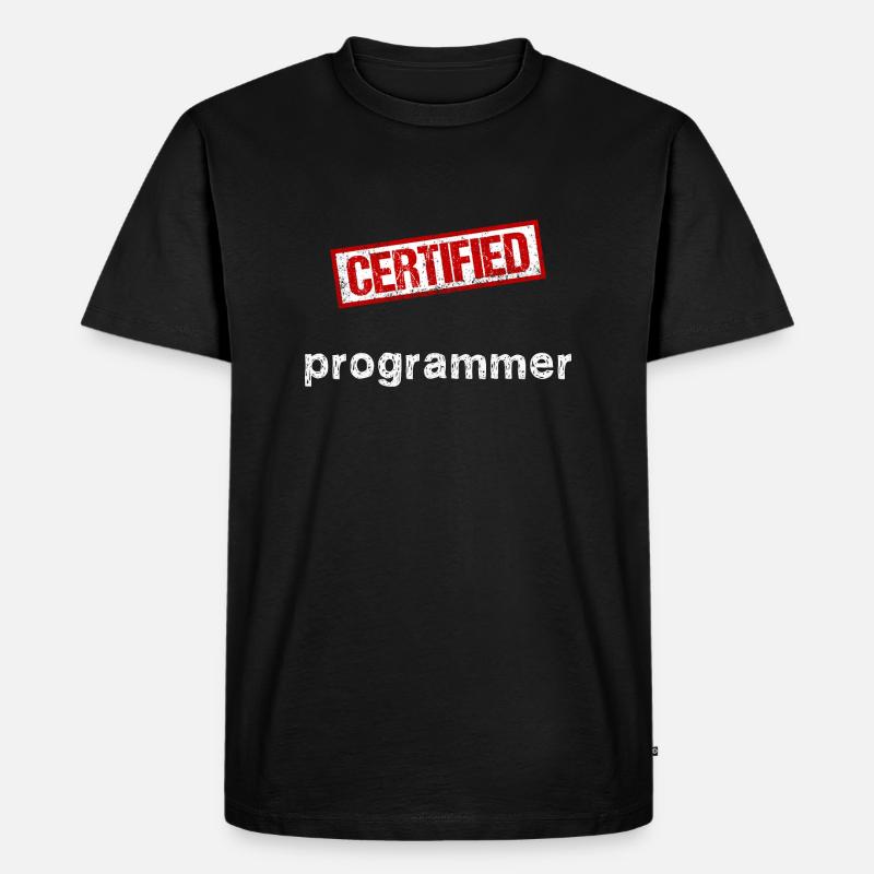 Programmierer - Männer Premium Bio T-Shirt - Schwarz
