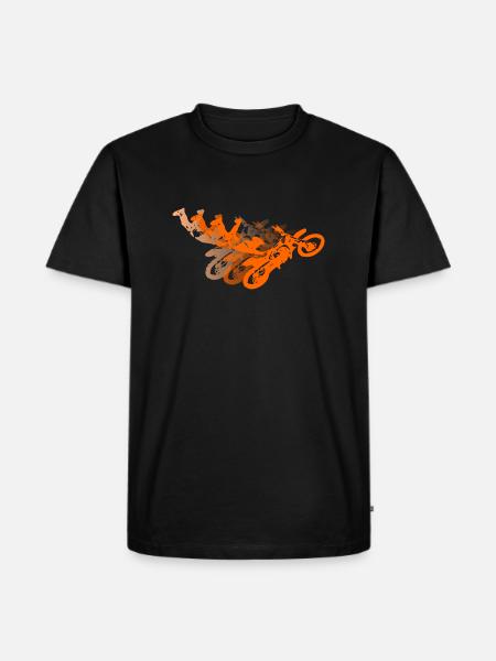 Motocross - Men's Premium Organic T-Shirt - black
