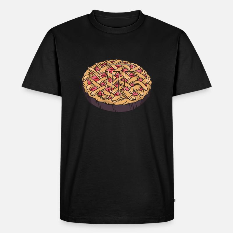 Pi Day Math Humor - Männer Premium Bio T-Shirt - Schwarz