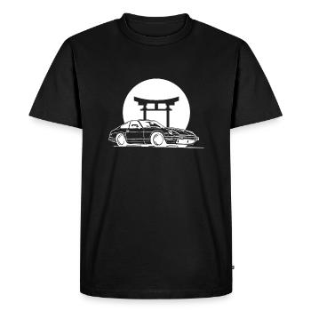 Fairlady z Gift JDM Motorsport Japan Car - Men's Premium Organic T-Shirt - black - Front - Nico (187cm)
