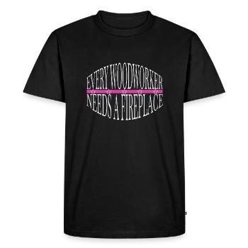 tronçonneuse maçonne attrape des t-shirts de charpentier sexy - T-shirt Premium bio Homme - noir - Devant - Nico (187cm)