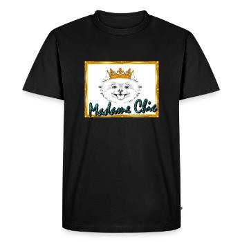 Madame Chic, T-shirt, sweater, accessories - Men's Premium Organic T-Shirt - black - Front - Nico (187cm)