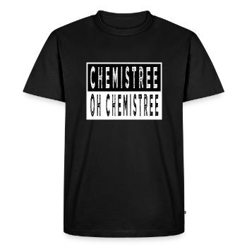 Dinosaur Lover Santa Geek Bedroom Funny Sayings - Men's Premium Organic T-Shirt - black - Front - Nico (187cm)