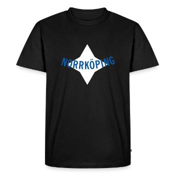 Norrköping - Men's Premium Organic T-Shirt - black - Front - Nico (187cm)