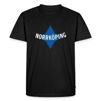 Norrköping - Men's Premium Organic T-Shirt - black - Front - Nico (187cm)