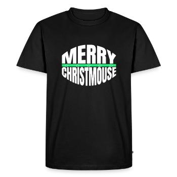 Santa Dinosaur Fan Anniversaire Cadeau Idée Comic - T-shirt Premium bio Homme - noir - Devant - Nico (187cm)