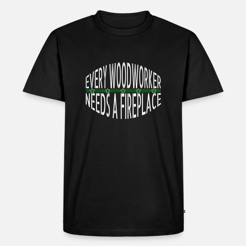 carpenter funny tshirts gift - Männer Premium Bio T-Shirt - Schwarz