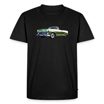 Vieille voiture - T-shirt Premium bio Homme - noir - Devant - Nico (187cm)