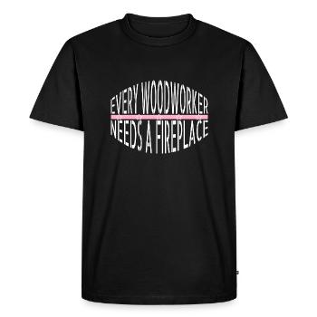 Geek Love Birthday Gift Union Carpenter Apprentice - Men's Premium Organic T-Shirt - black - Front - Nico (187cm)