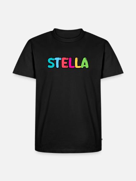 Nom - Stella - T-shirt Premium bio Homme - noir