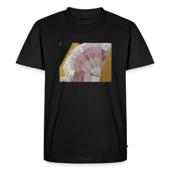 Argent - T-shirt Premium bio Homme - noir - Devant - Nico (187cm)