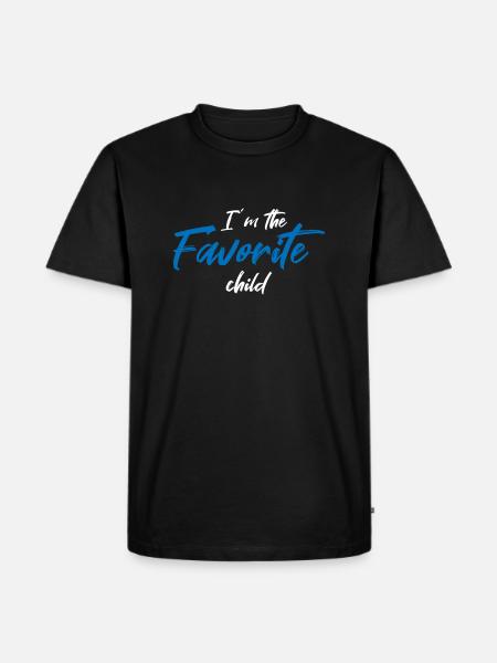 Je suis l’enfant préféré - T-shirt Premium bio Homme - noir