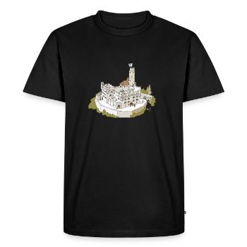 Château de Sunshine - T-shirt Premium bio Homme - noir - Devant - Nico (187cm)