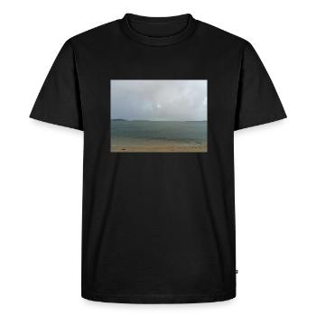 Vue mer Horizon - T-shirt Premium bio Homme - noir - Devant - Nico (187cm)