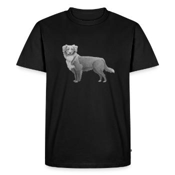 Retriever de la Nouvelle-Écosse - T-shirt Premium bio Homme - noir - Devant - Nico (187cm)