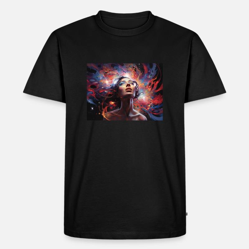 Supernova - Männer Premium Bio T-Shirt - Schwarz