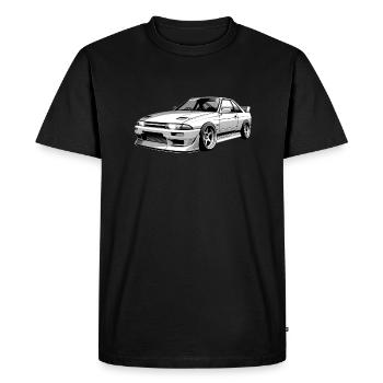 Tuned Car Design 02 - Men's Premium Organic T-Shirt - black - Front - Nico (187cm)