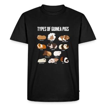 Cobaye types rongeurs cadeau animal - T-shirt Premium bio Homme - noir - Devant - Nico (187cm)