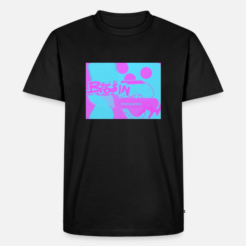 e dgar - Männer Premium Bio T-Shirt - Schwarz
